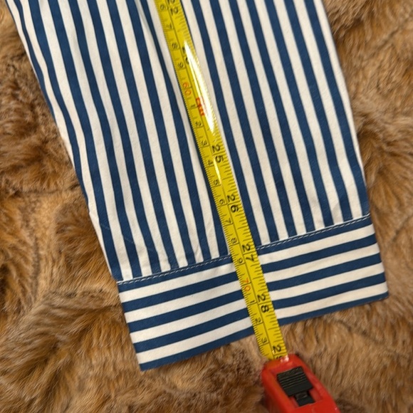 Zanzea Collection Blue Striped Women’s Shirt size 16 - Picture 8 of 11